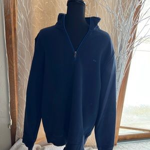 Men’s Michael Kors 1/4  Zip Sweater Size XL Navy